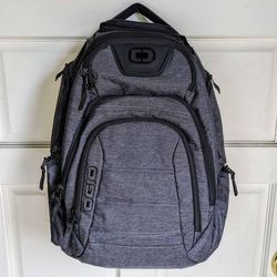 OGIO Renegade RSS laptop notebook tablet computer backpack day bag in Dark Static grey color scheme