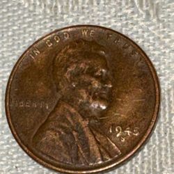 1945 S rare wheat Penny