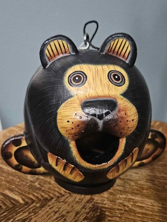 Black Forest Backwoods Bear Birdhouse