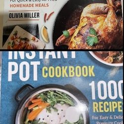 2 Books -  Instant Pot And Air fryer Cookbooks
