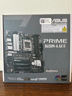 New ASUS Prime B650M-A AX II Motherboard