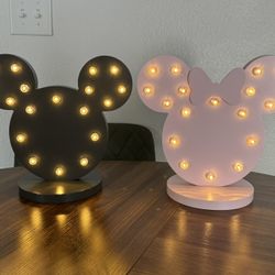 Mickey Mouse Shape Standing Marquee Light by Disney Baby