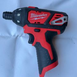 Milwaukee,  M12 12V Cordless 1/4 in. Hex Screwdriver (Tool-Only)