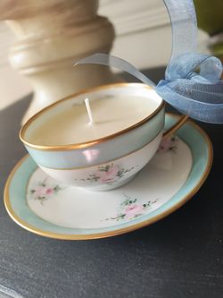 Handmade Soy Candle In Beautiful Vintage Vessel With Citron And Mandarin Scent, Perfect Gift ! PICK  UP EAST ORLANDO!