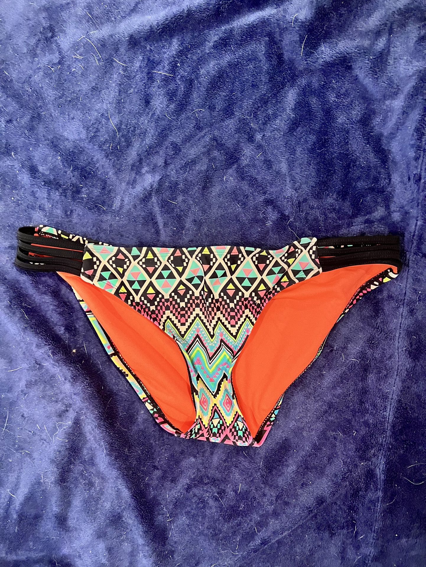 Bright Patterned Bikini Bottom