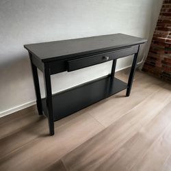 $50 for (1) Black Foyer Accent Entryway/Console Table - 47W x 16D x 30H