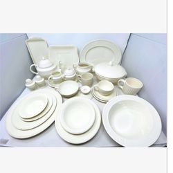 Collectible Wedgwood Edme China - 12 Full Place Settings - Plus Bonus Items!