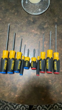 Dewalt Screwdriver and Flat head magnetic set 10 piece