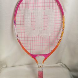 Wilson 21 Inch Serena And Venus Tennis Racket Pink Grip Sport Athletic Rare 