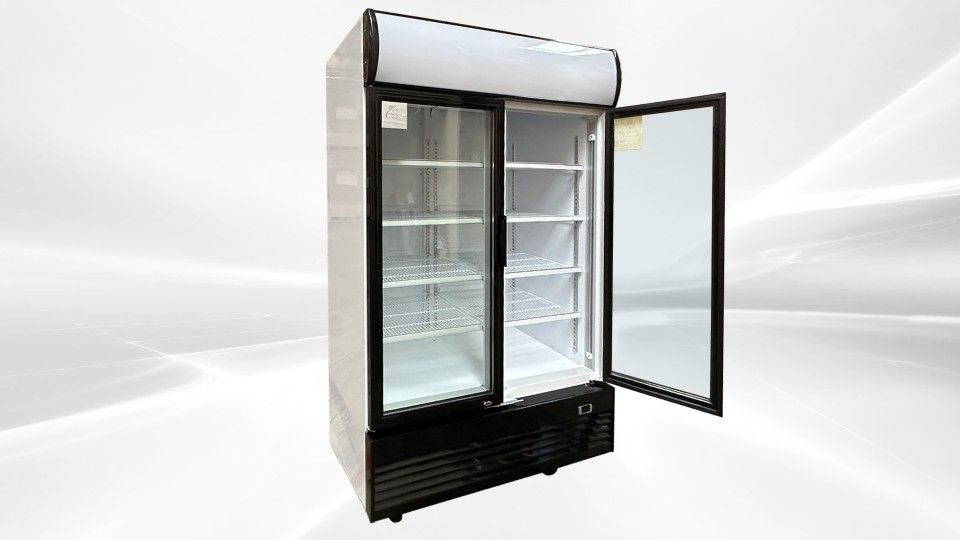 NSF 48 inches two glass door refrigerator LG1000