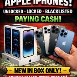 Cash for New iPhones (Sealed)