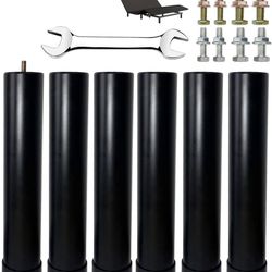 🛏️ Adjustable Bed Frame Legs – Heavy Duty Metal (Set of 6)
