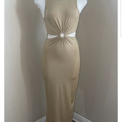 Tan Dress