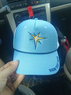 Tampa Bay Rays trucker hat with rope (season ticket holder)