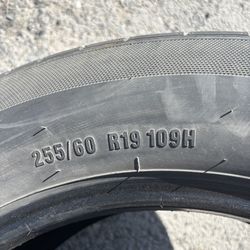 4 tires for sale (255/60 R19 109H)