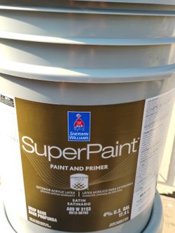 5 Gallons Exterior BASIL Superpaint Paint 