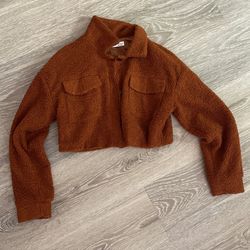 Girls Crop Jacket Size 11-12  New 