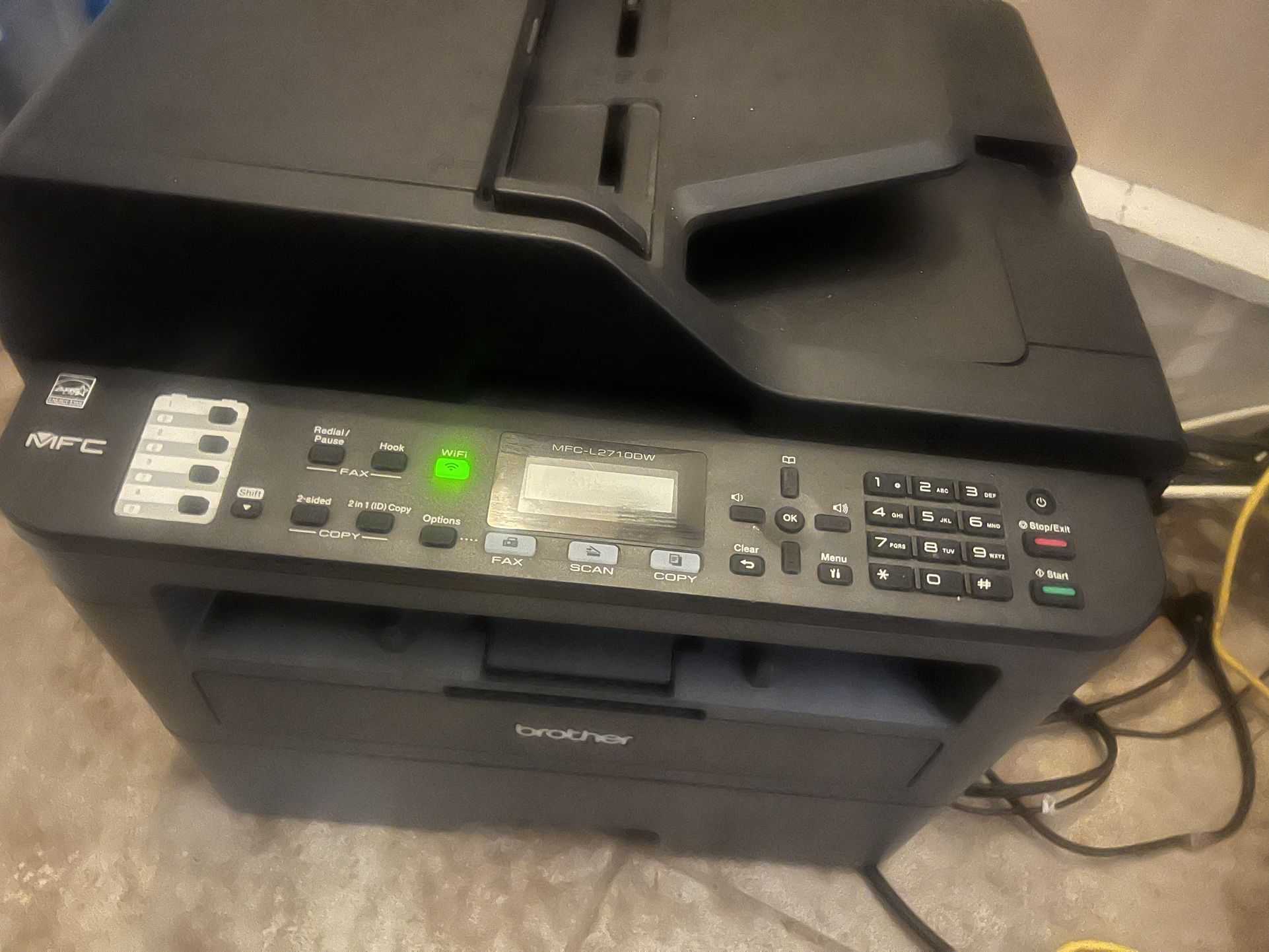 Brother MFC-L2710DW Monochrome Laser All-in-One Printer