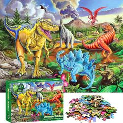 Big Dinosaur Floor Jigsaw Puzzle 100 Piece Educational Puzzle