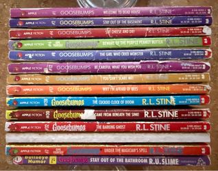 Lot of 14 Goosebumps Books R. L. Stine Assorted Titles 1990s Dead House Basement