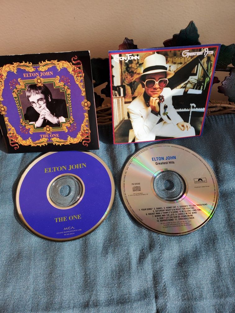 2 Elton John CDs