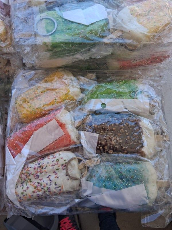 14 Bags Popsicle Keychains