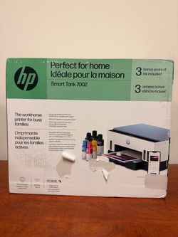 HP Smart Tank 7002 All-in-One Printer Brand New Sealed Box