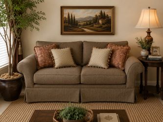 Like NEW Ethan Allen SOFA Couch LOVE SEAT *MAKEanOFFER*