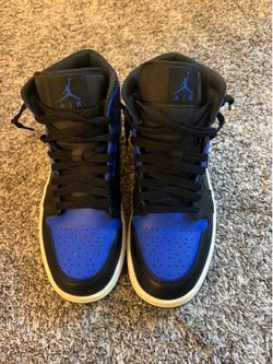 Air Jordan 1 Mid 'Hyper Royal' 7.5 Men’s