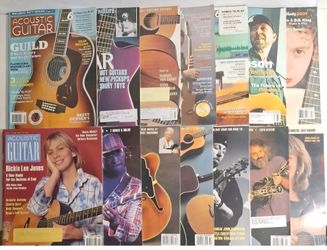 ACOUSTIC GUITAR MAGAZINE Lot Of 14 Vintage Issues 