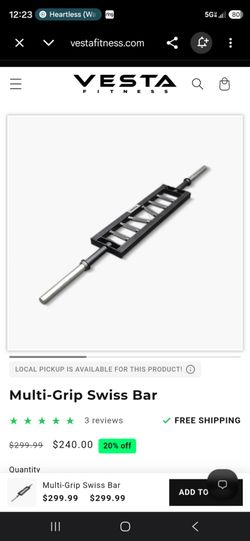Multi-Grip Swiss Bar