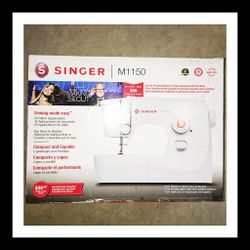 SINGER M1150 Mechanical Sewing Machine With 45 Stitch Applications, LED Light & 1-Step Buttonhole | Smart Choice for Gifting (White)