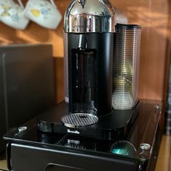 Nespresso Vertuo Chrome by Breville with Storage Pods Drawer XL