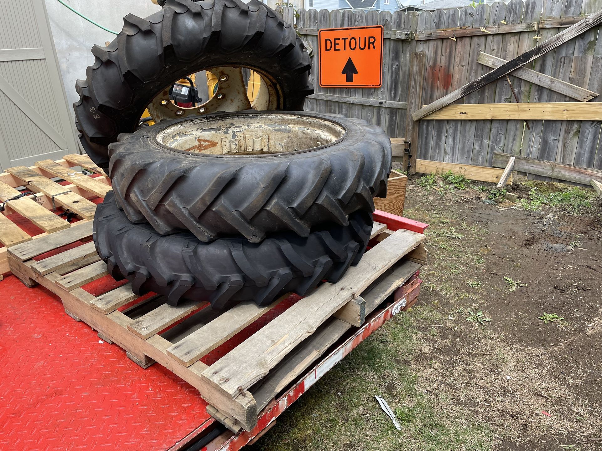 3 Tractor Tires 8.3 X 24 2 Are New