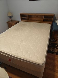 Queen sized bed