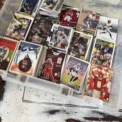 720 assortment of football cards. Various years
