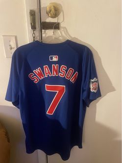 Dansby Swanson Chicago Cubs Nike men’s MLB vapor jersey M