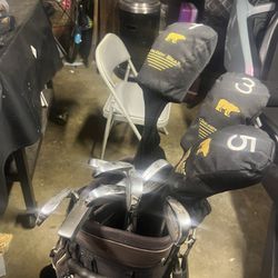 Left Handed Golden Bear Golf Clubs Set 