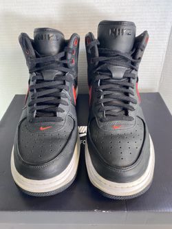 Size 11.5 - Nike Air Force 1 High Boot 2020 Black Red