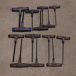 Allen T Handle Hex Wrench Metric And SAE Tools 