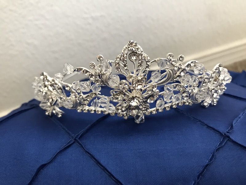 Quinceañera crystal tiara