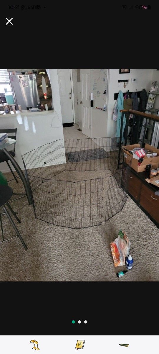 Foldable Metal Play Pen