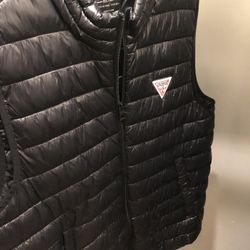 guess vest puffer 