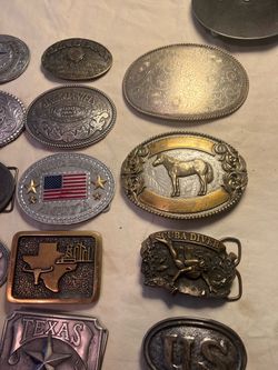 Vintage Brass Belt Buckles