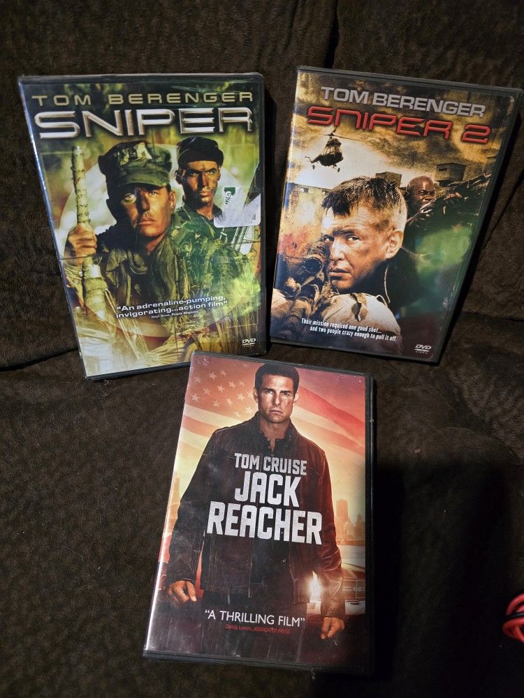 Tom Berenger & Tom Cruise DVDs