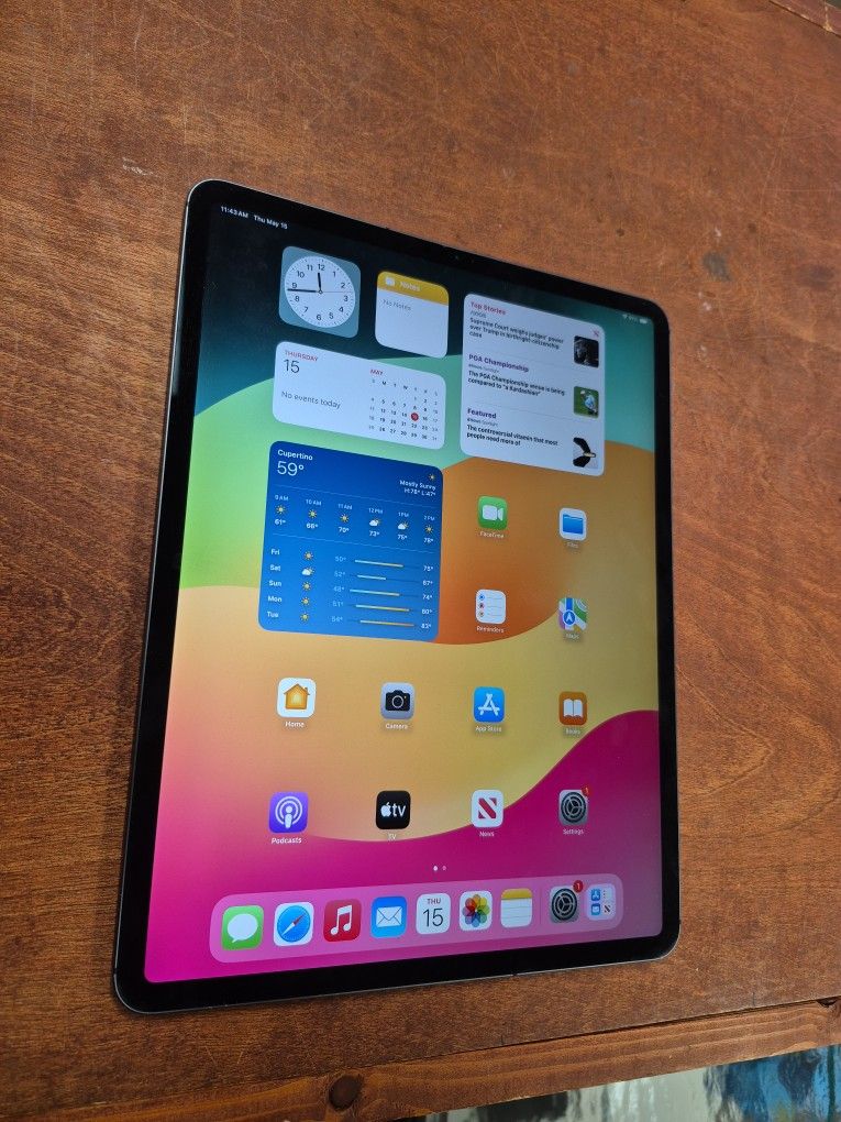 Apple IPad Pro 12.9" 3rd Generation 256gb MTJ02LL/A WiFi Cellular