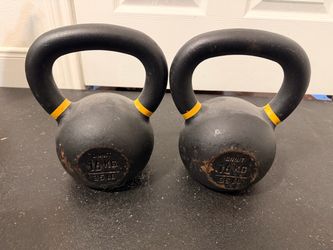 16kg/35lb Onnit Kettlebell Pair