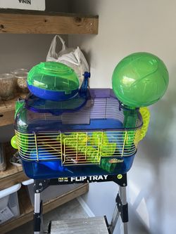Hamster Cage & Attachments
