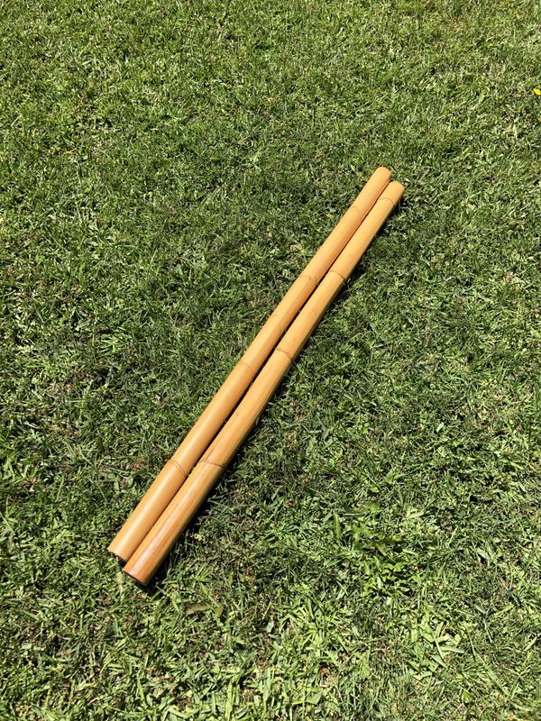 Martial Arts Rattan Bamboo Escrima Arnis Kali Sticks [PAIR] for Sale in