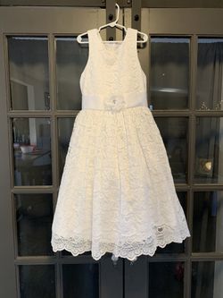 Size 10 girl white dress